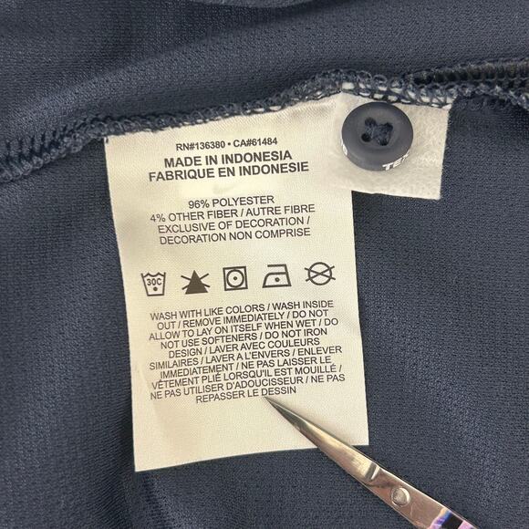 Houston Texans Nike Dri-Fit Polo Shirt in Blue Stripe NFL - Picture 9 of 10